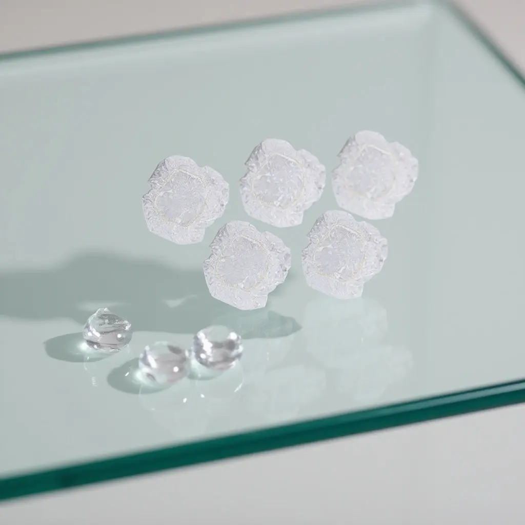 

100Pcs Clear Transparent Pe Ear Protector Cover Waterproof Disposable Shower Cap Alternative for Men Women Travel Friendly