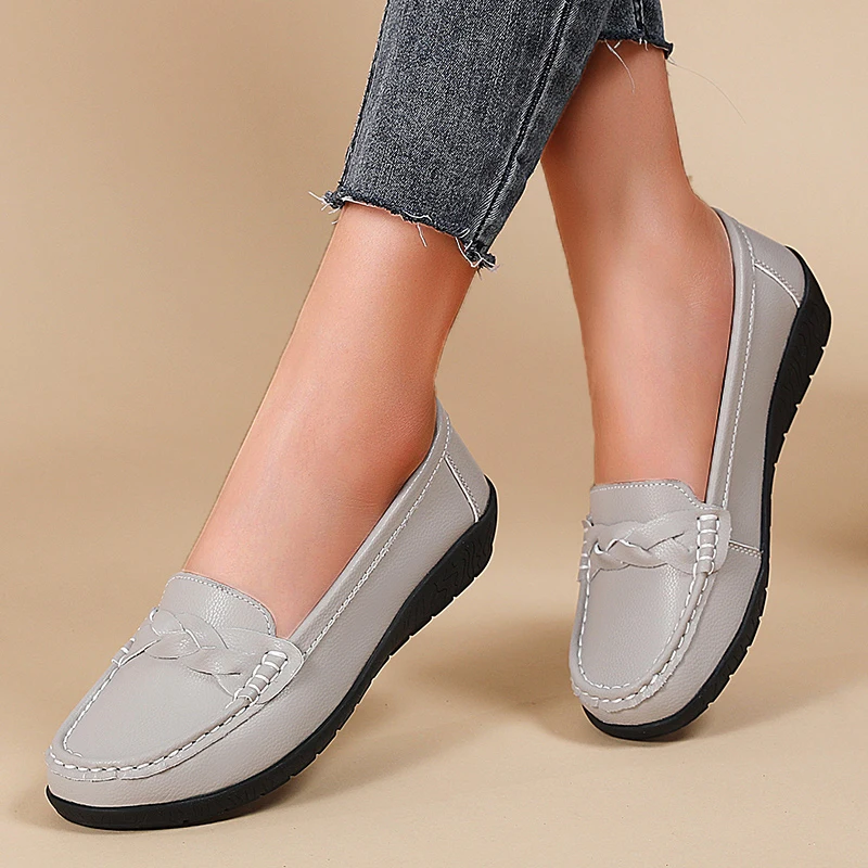 

Women Casual Shoes Slip On Nurse Shoes Moccasins Loafers Plus Size Shoes Woman Women's Loafers Comfortable Women Flats Outdoor