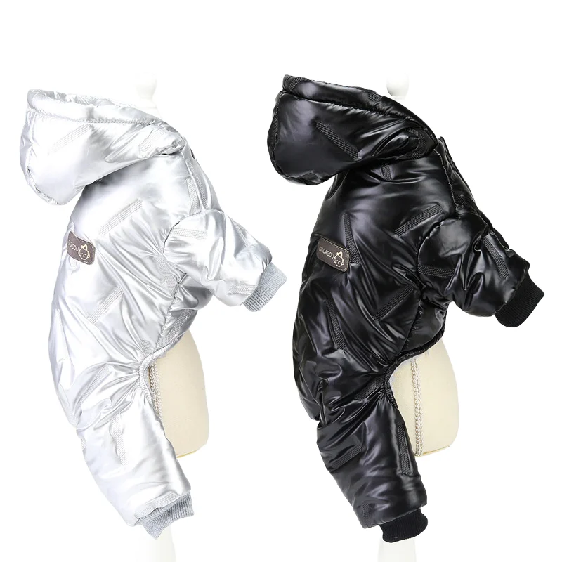 Russie sweats à capuche hiver Super chaud chien de compagnie combinaison imperméable chien vêtements pour petits grands chiens vêtements veste Yorkie Costumes manteau