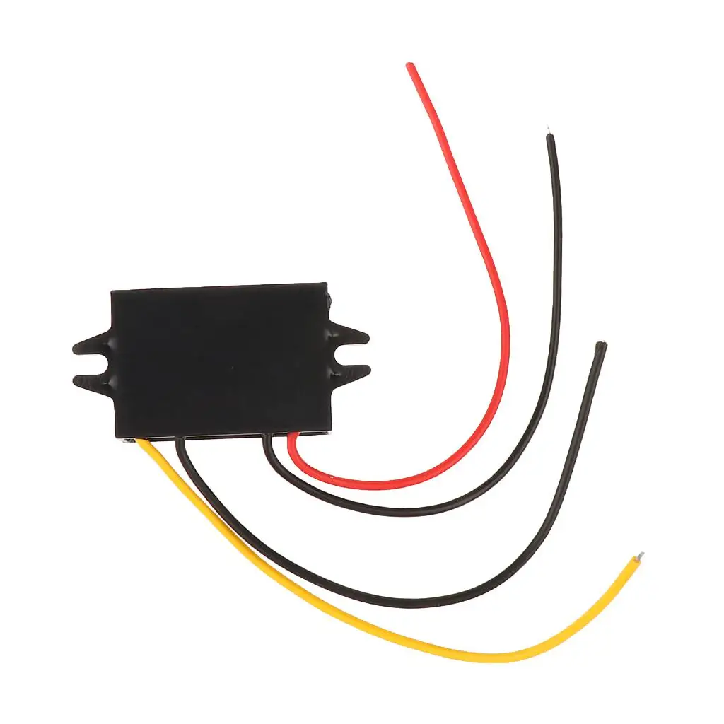 High Efficiency DC 48V to 12V Buck Converter Compact Power Adapter for Security System Installation