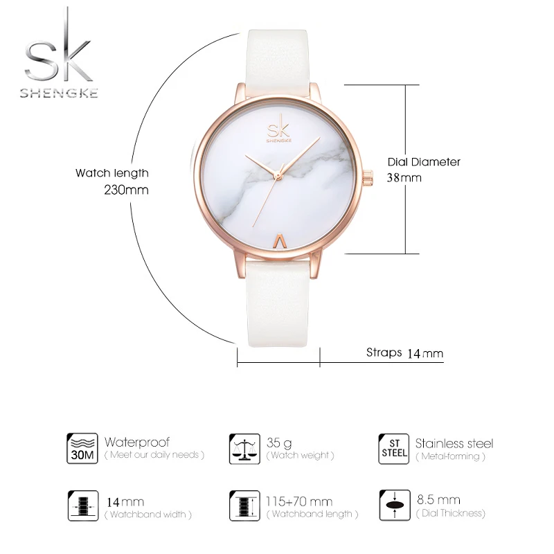 Shengke Watches Gifts Set for Girlfriend Best Wish of Gifts Clock Top Original Design Ladies Quartz Wristwatcehs Montre Femme