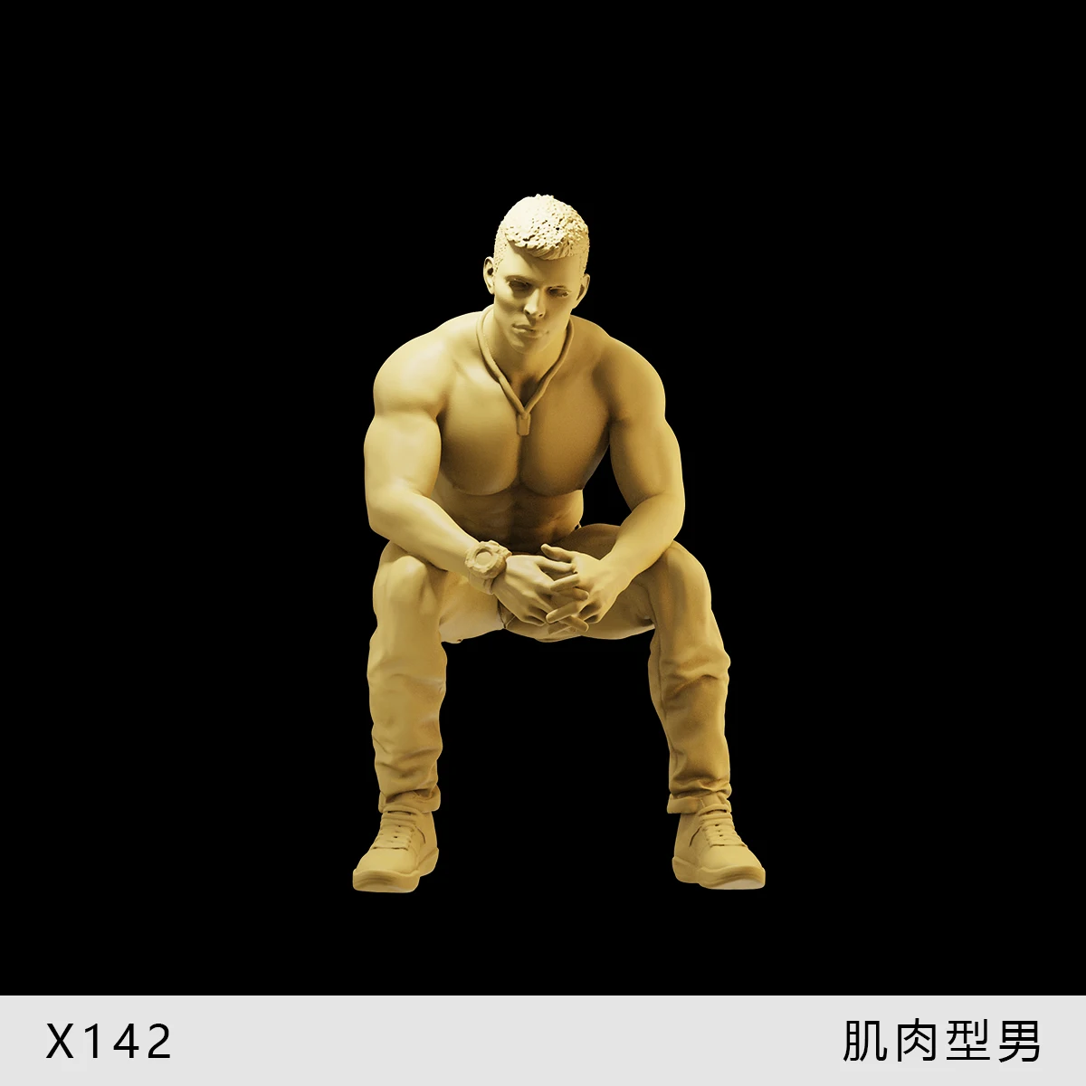 مشهد دمية ديوراما لرجل العضلات يجلس ، الدعائم الإبداعية ، عرض للسيارات ، تمثال مصغر ، أولاد ، الموضة ، 1:64 ،!