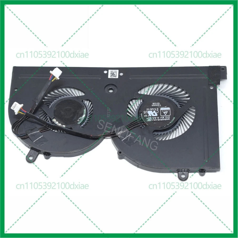 Nuova CPU GPU Ventola BS5005HS-U3I BS5005HS-U3J Per MSI GS75 P75 MS-17G1 MS-17G2 DC5V 0.5A Raffreddamento Del Computer Portatile 4 Linee