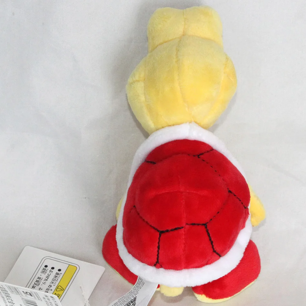 TAKARA TOMY Super Mario Bros. Wonder Red Tortoise 6 inches Plush Toy Nintendo Switch Cartoon Game Turtle Stuffed Animal