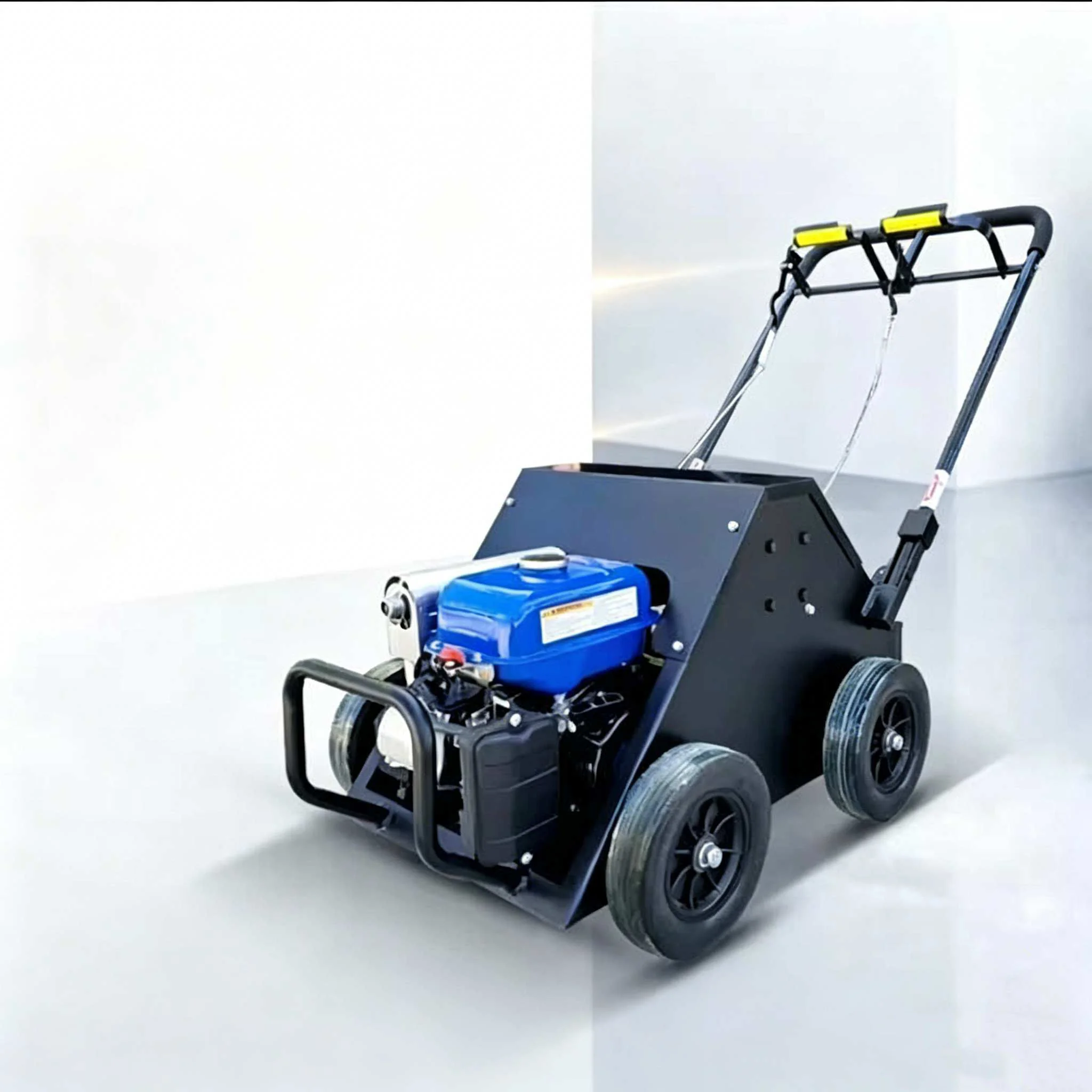 Heavy  Wheeled Lawn Aerator Self-propelled Lawn Ventilation Machine for Yard Park Grass Aeration Treatment