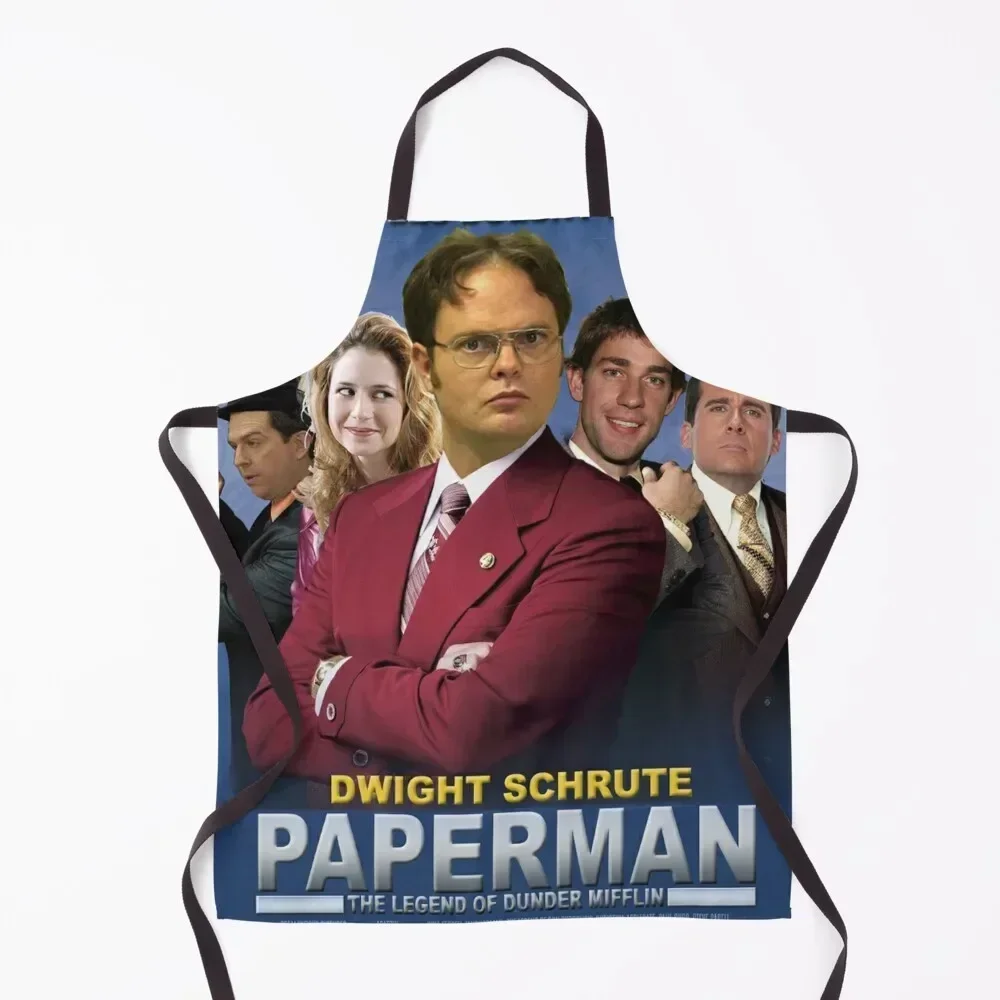

Dwight Schrute - Paperman Apron women's work For Man Haircut bib with personal logo Apron