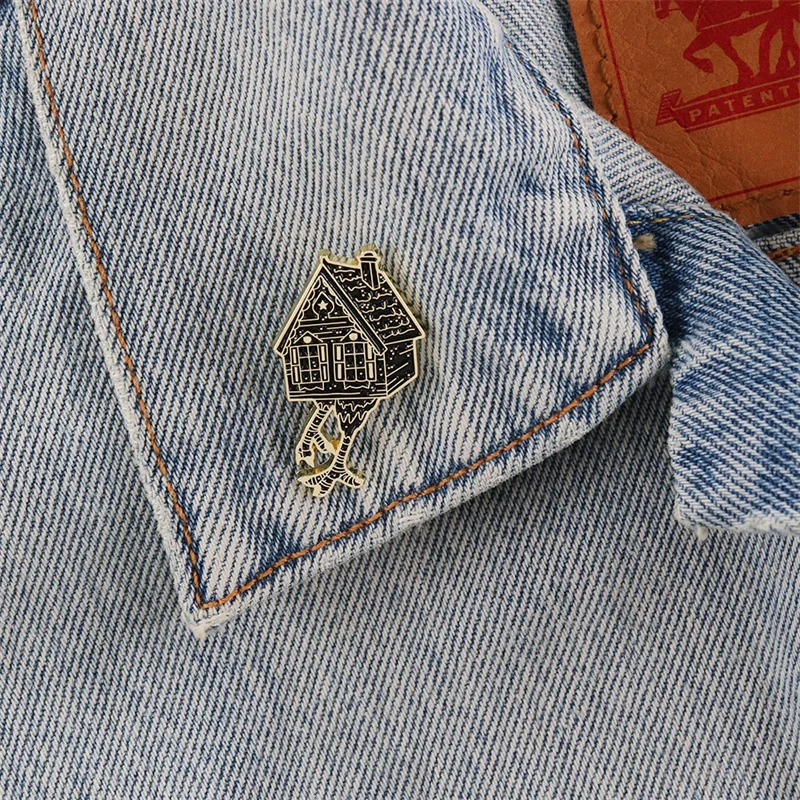 هالوين أنيمي المعادن المينا دبابيس مضحك فيلم الكرتون دبوس التلبيب دبوس الأزياء والمجوهرات #4