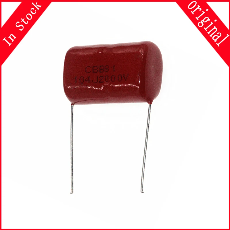 

10PCS/lot 104J2000V 0.1uF 2000V 2KV CBB 104 100NF 104J 2000V CBB Polypropylene Film Capacitor Pitch 25mm In Stock