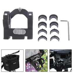 Locking Hook Quick Unlock Folding Bicycle Basket Holder Easy Installation for Bicycle Fold Bags with Installation Wrench