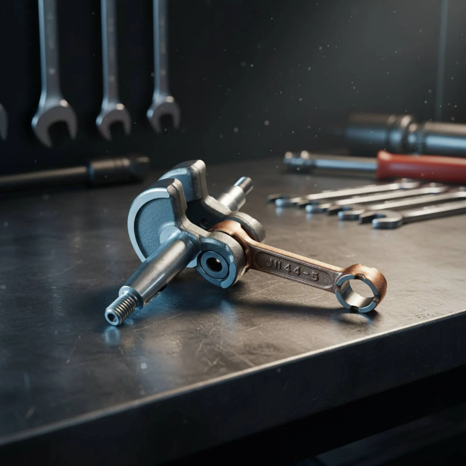 

40-5 Engine Shaft Connecting Rod Long-Lasting 43CC Brush Cutter Engine Shaft TU43 Grass Trimmer Connecting Rod