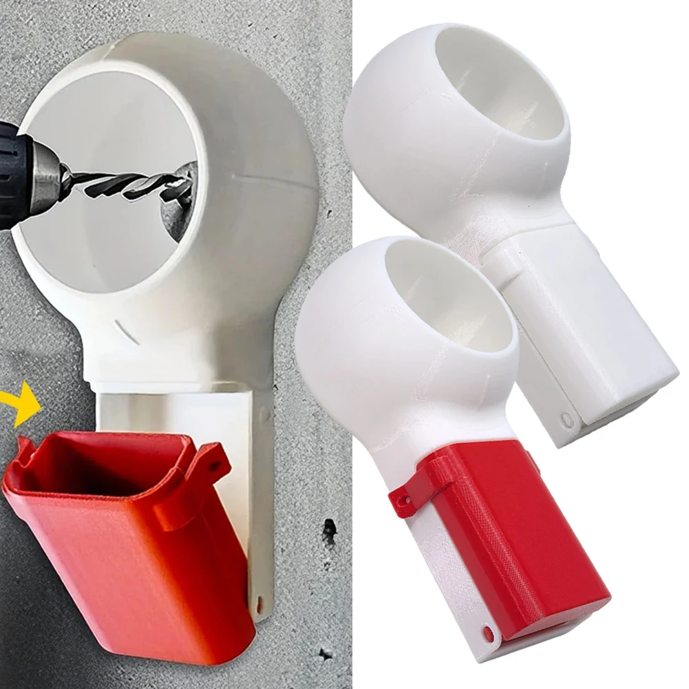 

Drill Dust Collector Bowl with Precise Positioning Guide and Convenient Water Bottle Interface for Use on Various Material Types