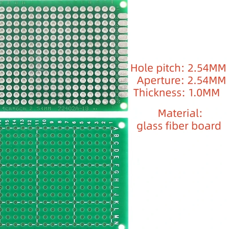 Single-sided tin-sprayed board  5x7 7x9 9x15 PCB experimental welding line circuit universal board