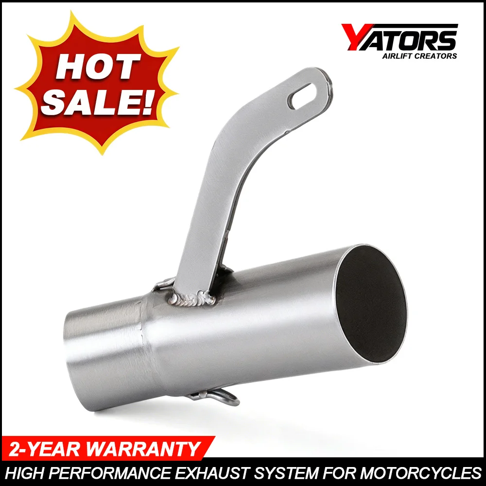 For QJMOTOR QJ800GS-G QJ 800 GS-G SRK800RR 2023 2024 Motorcycle Exhaust Escape Modified Middle Link Pipe 51MM Muffler Slip On