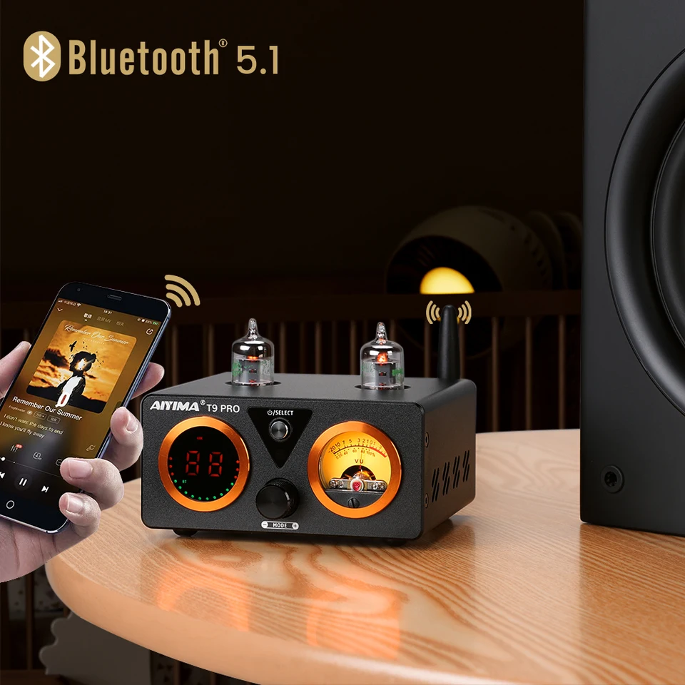 AIYIMA T9 プロ APTX HD Bluetooth アンプオーディオ 100Wx2 HiFi