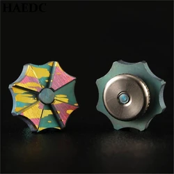 HAEDC Titanium Alloy Back Clip Clothing Decoration Clip Flashlight Steel Fire Back Clip