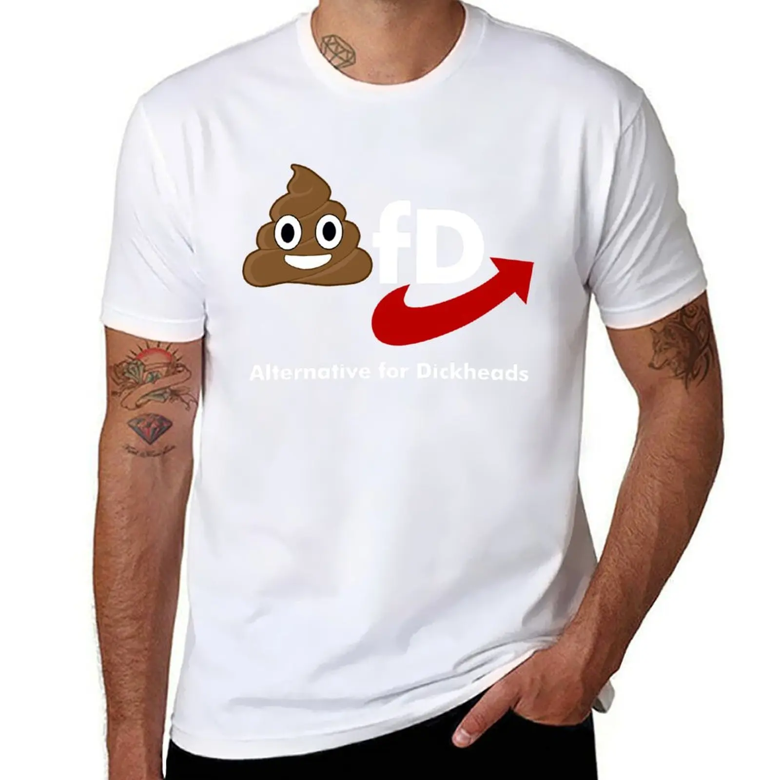 

AfD - Alternative for Dickheads T-Shirt man graphic t shirt man t shirt luxury T-Shirt