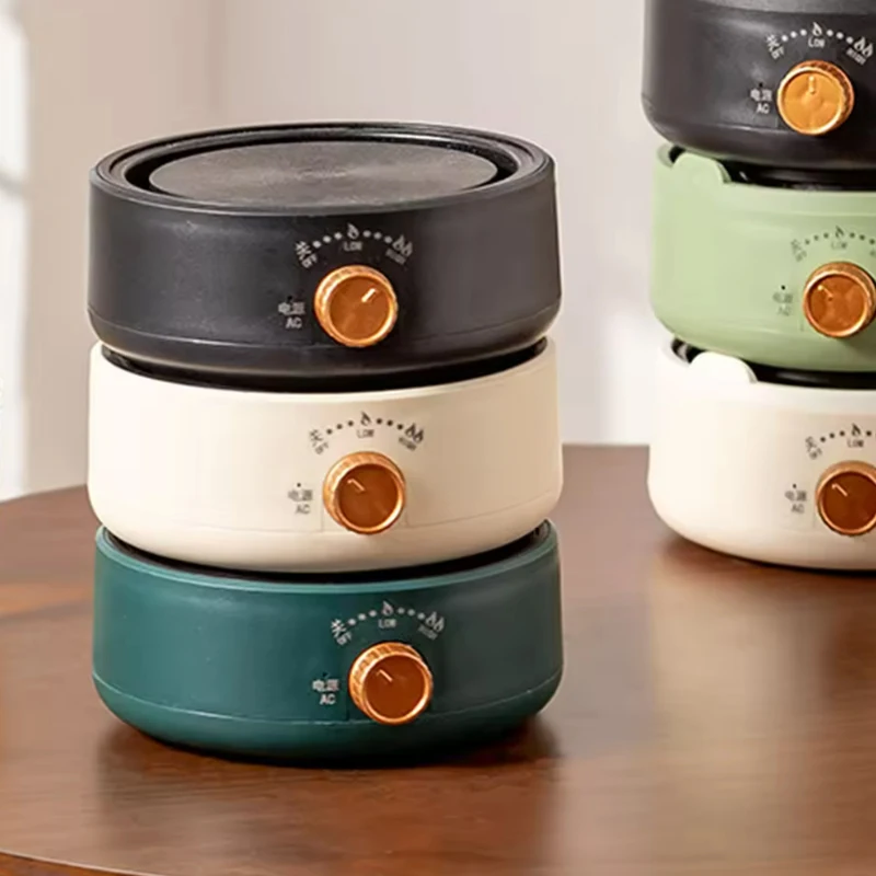 موقد شاي كهربائي صغير متعدد الوظائف مع ميزة حرق مضادة للجفاف تسخين سريع 220 فولت لوح تسخين للاستخدام المكتبي والمنزلي #5