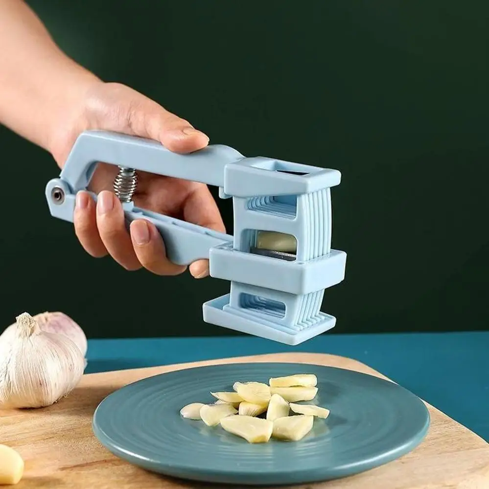 1 Pcs New Garlic Cutter Ginger Press Plastic Grinding Tools Masher High Efficiency Garlic Peeling Artifact