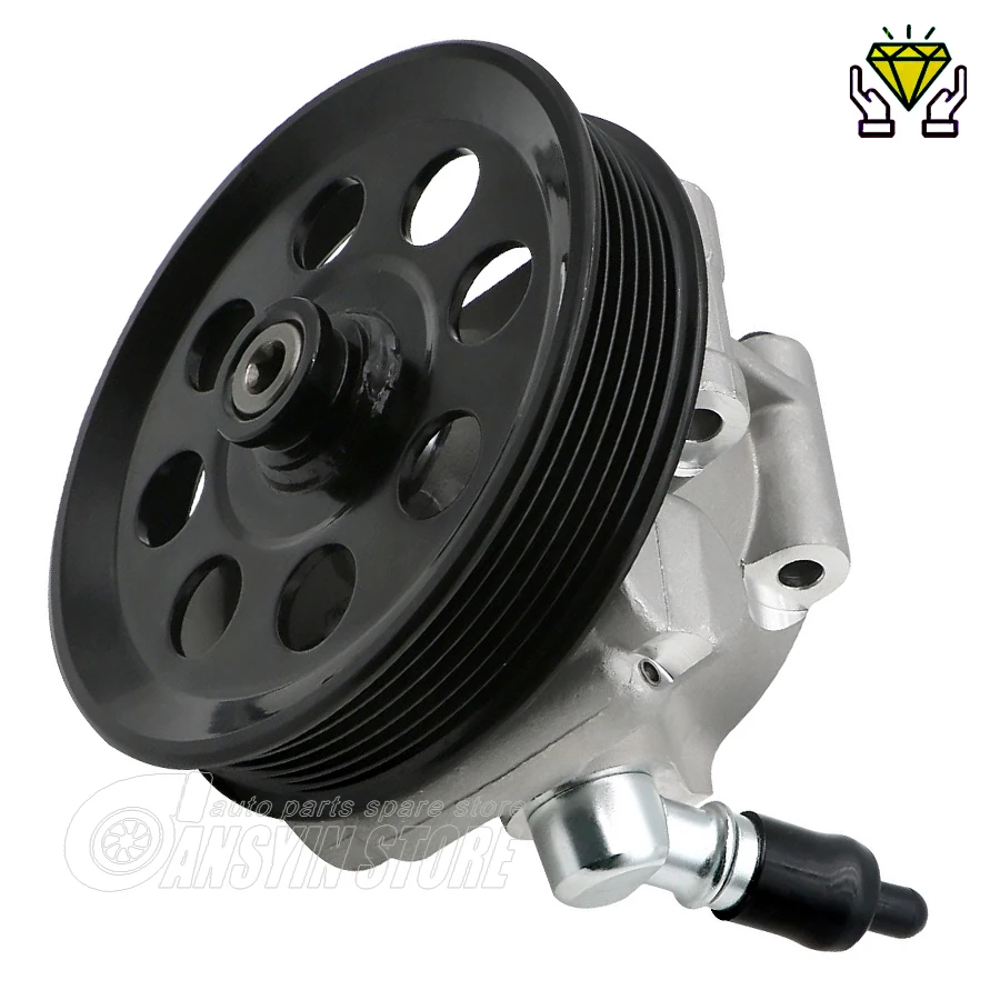 Power Steering Pump For 11-16 Ford F-450 F-550 Super Duty V10 6.8L BC3Z3A696B BC343A696CC BC343A696CD 7697955166 7697955173