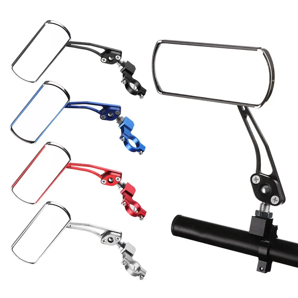 360° Flexible Rotate Rear View Cycling Aluminium Alloy Bicycle Mirror Handlebar MTB Bike Rearview Motorcycle Looking Glass