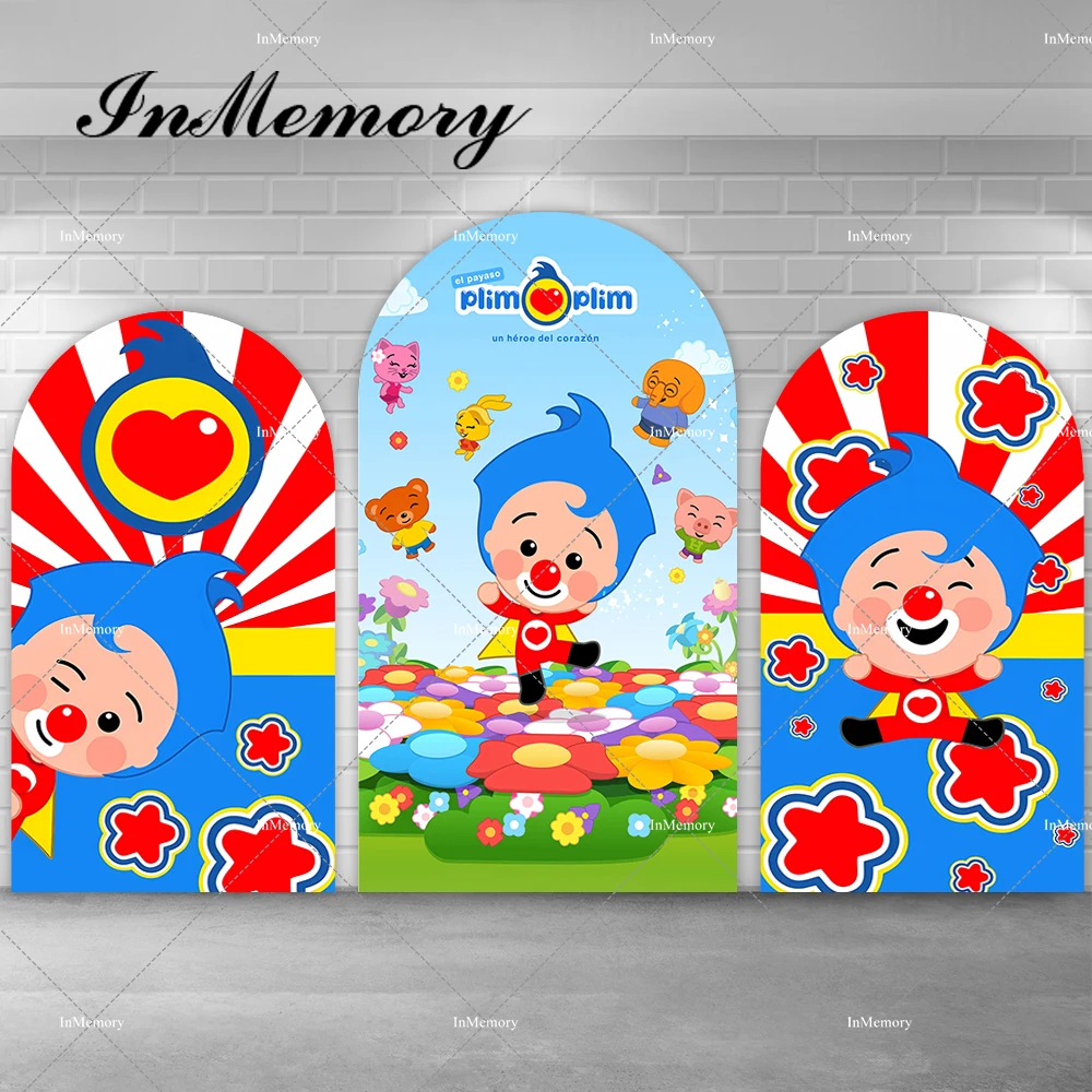 

Plim Arch Backdrop Red Blue Kids 1-й День рождения Baby Shower реквизит для фотосъемки новорожденных арочные фоны поставщик