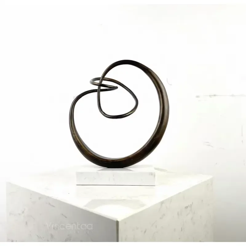 High End Stainless Steel Figurine Sculpture for Boutique Hotel Living Space Decor
