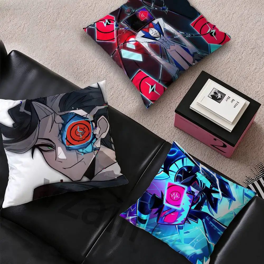 V-Vox Big D-Demon Printed Pillow Cover Cushion Case Simple Sofa Pillow Case No Pillow Core