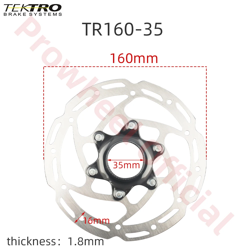 TEKTRO Bicycle Disc Brake Rotor 140mm 160mm 180mm 203mm Bicycle Hydraulic Disc Brake Rotors For MTB/Road Bike Brake Accessories