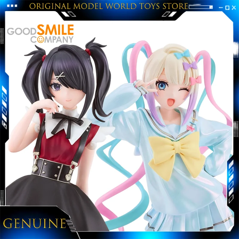 Genuine Good Smile POP UP PARADE Needy Streamer Overload Set OMGkawaiiAngel & Ame‑chan Anime Ver. Model Collectible Toys Gift