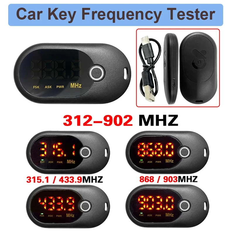 

CNP216 Original Car Key Frequency Tester Device For All Brand Support High 902Mhz 312/315/434/868 Model FASK And ASK Available