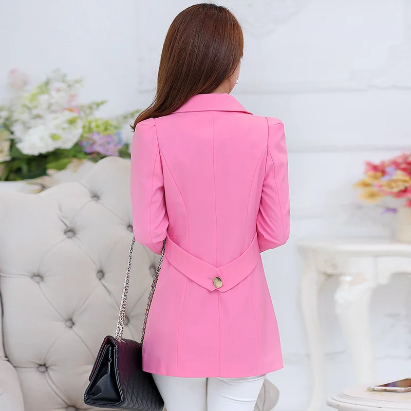 Women's suit spring long-sleeved jacket slim-fitting Korean version tide