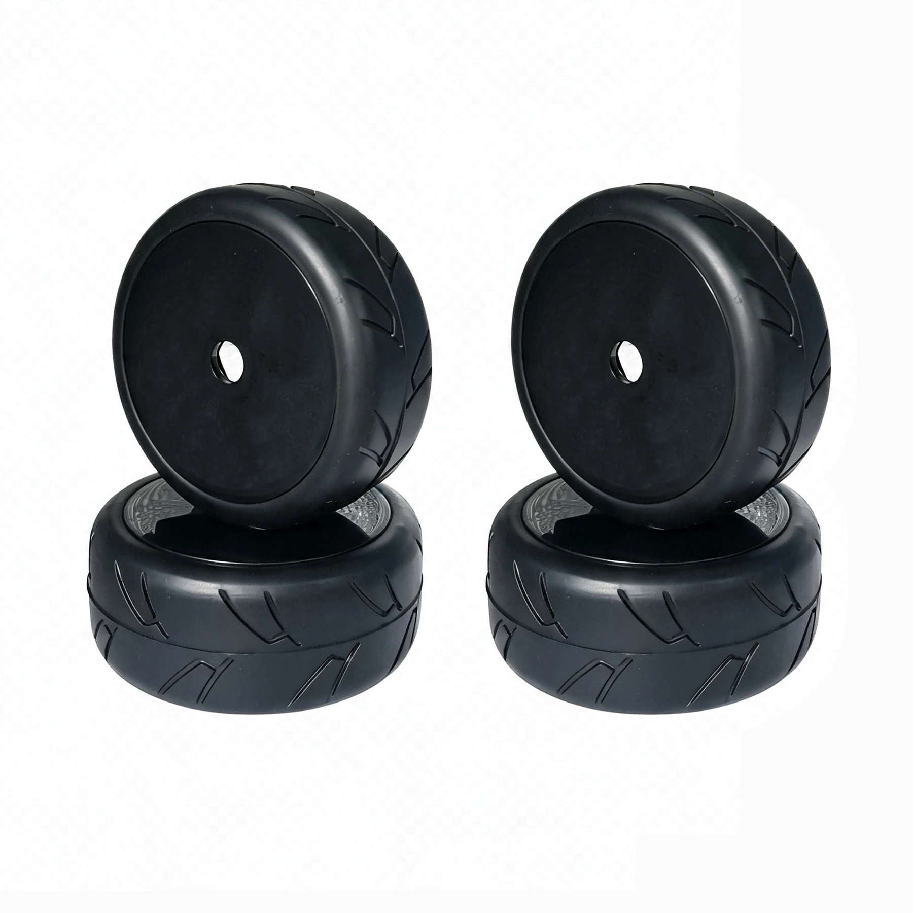 105mm 1/8 RC Rally Wheels Drift Tires 17mm Hex for Racing On Road Car HPI WR8 HSP Hobao ARRMA Redcat Losi Kyosho VRX FS ZD Parts