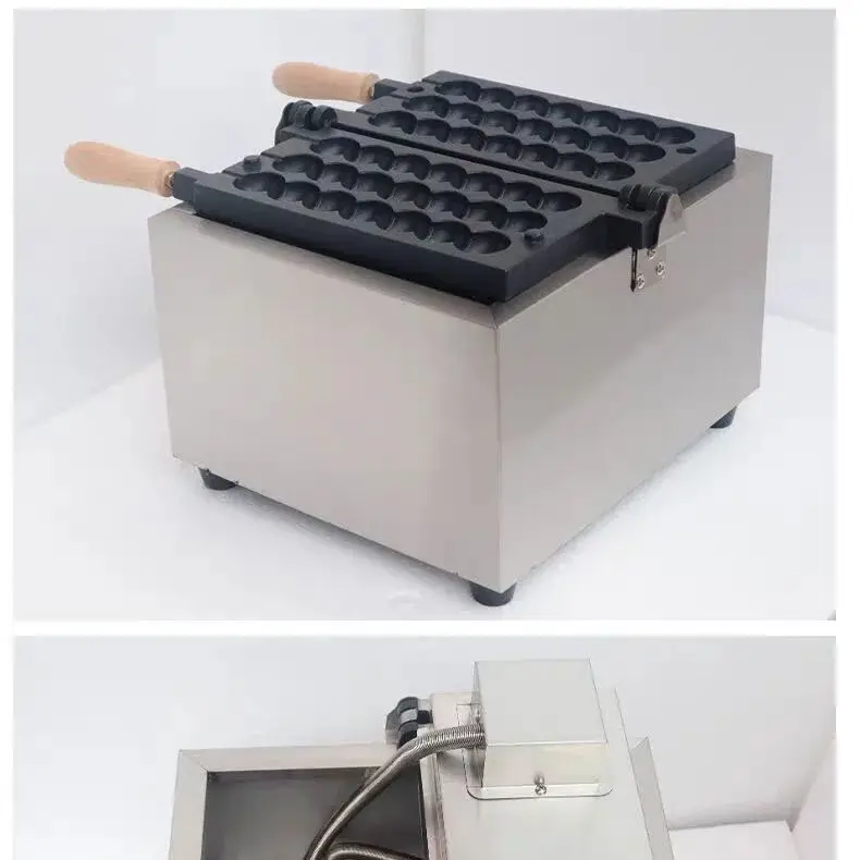 Máquina comercial de bolo de ovo, elétrica, lançamento de calor, corda de cabaça, máquina de pastelaria, ovo circular