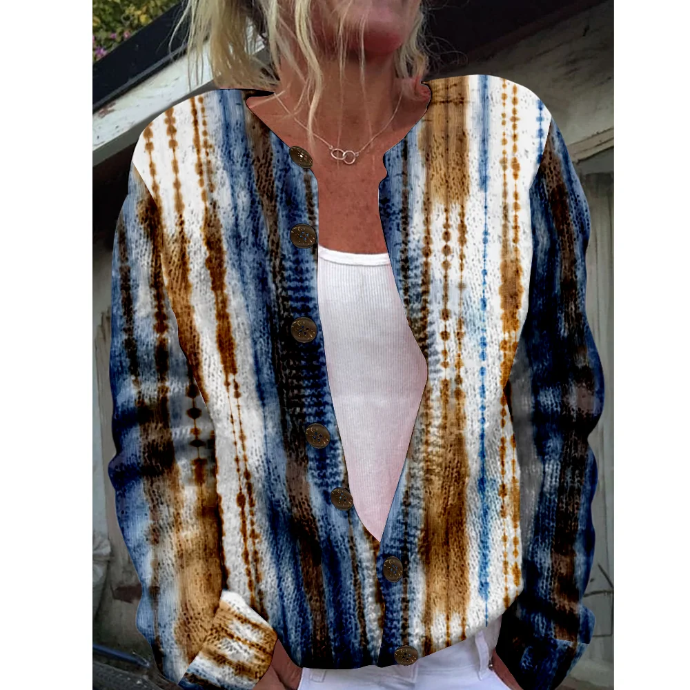 

Осень-зима вязаный кардиган свитер с геометрическим узором уличная одежда женские свитера вязаный топ повседневные крутые джемперы модные