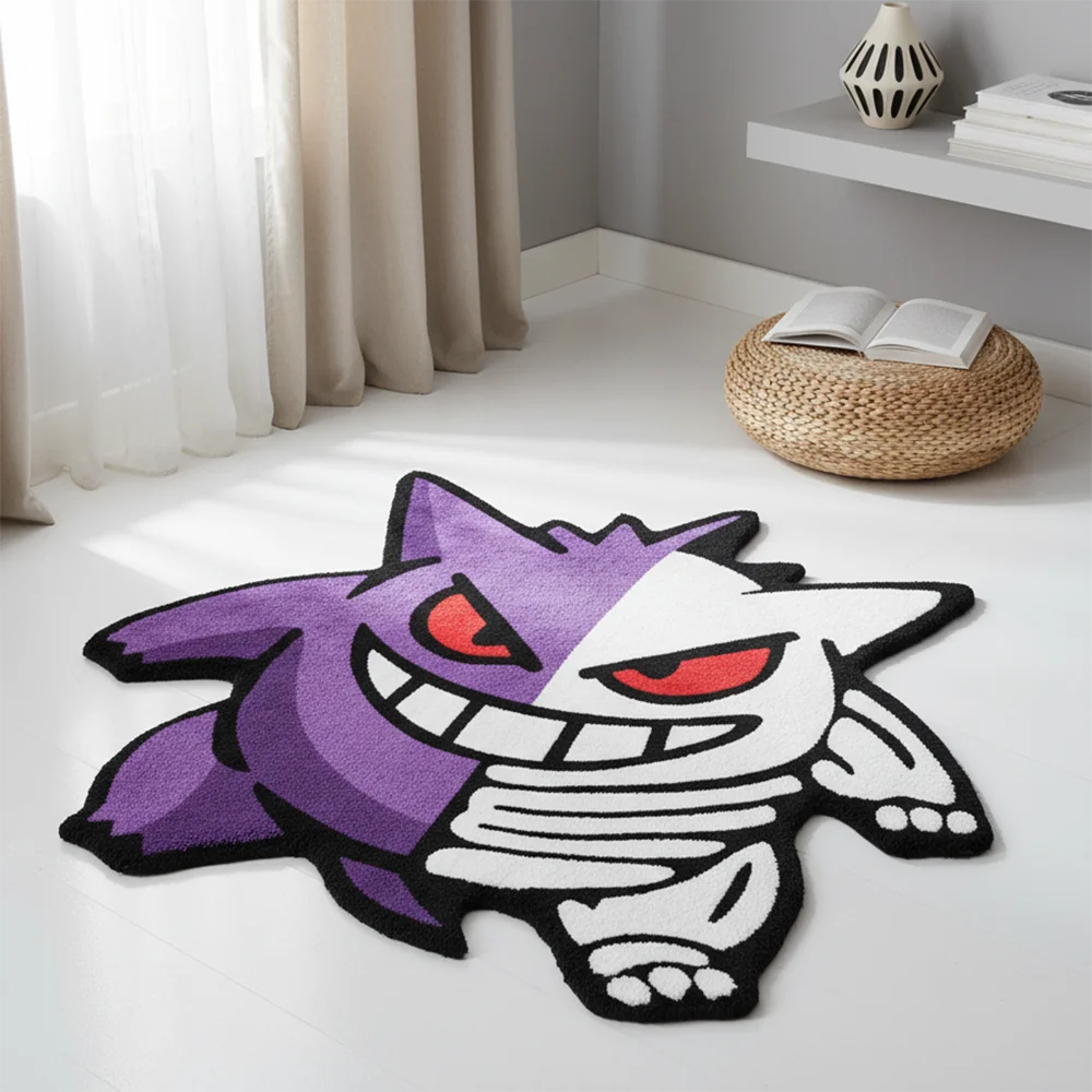 Anime Rug Pokémon Ball/Charizard/Kirby/Pikachu Rug/Carpet,Pet Mat,Soft Floor/Foot Mat,Soft Decorative Blanket,Game Mat image 3