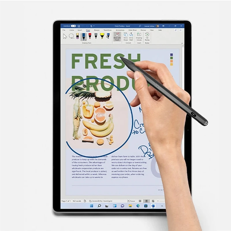 ปากกาแม่เหล็กสำหรับ Microsoft Surface Pro X/9/8/7/6/5/4/3/หนังสือ2/แล็ปท็อป5 4 3 2/STUDIO/micrsurface 3 /go 2 3