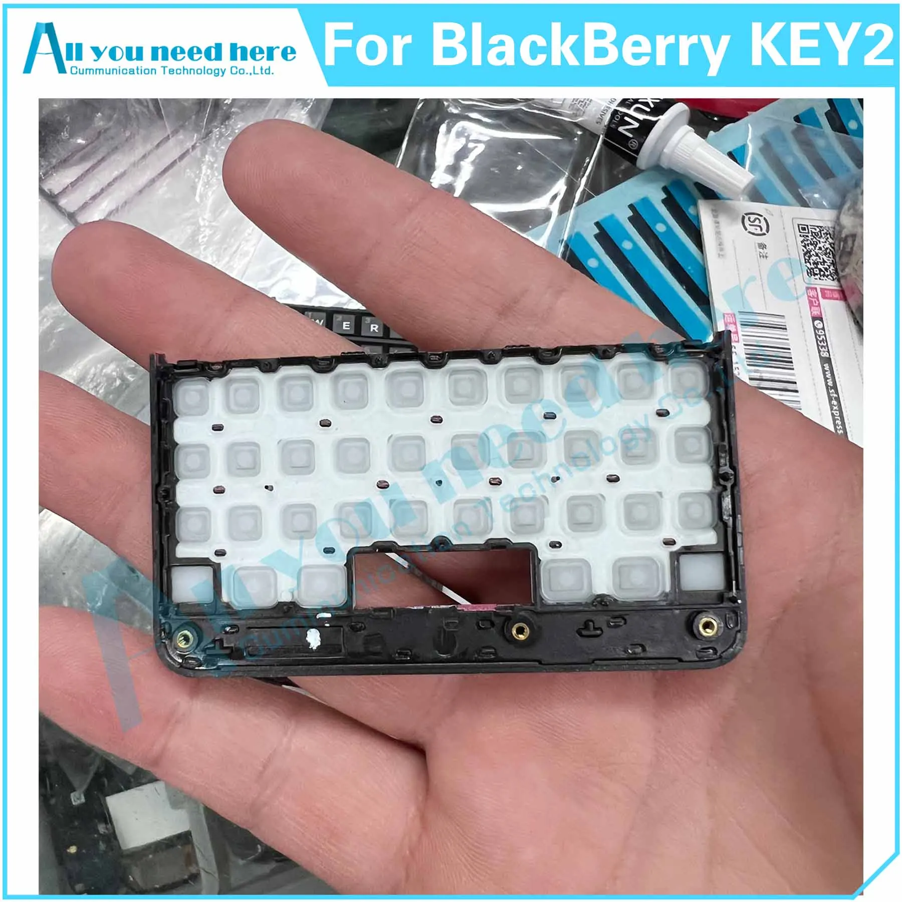 Keypad Repair Parts Replacement for BlackBerry KEY2 Keytwo, BBF100-6, BBF100-1, BBF100-2, BBF100-4