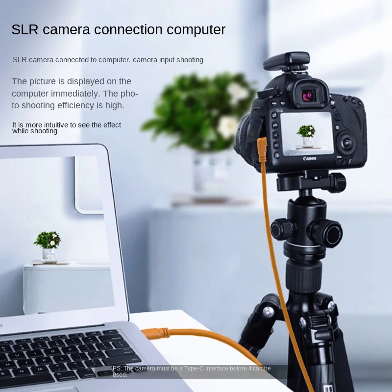 USB C Type-c to Type-c Camera Cable 3m 5m 8m for Cannon EOS R RP SONY A7m3 R3 A7R4 Tethered Shooting line Camera to Computer