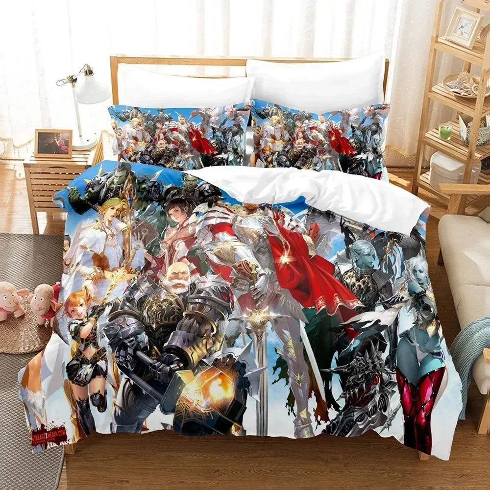 

3D Printed Lineage The Chaotic Throne Bedding Set Boys Girls Twin Queen Size Duvet Cover Pillowcase Bed Kids Adult Customizable