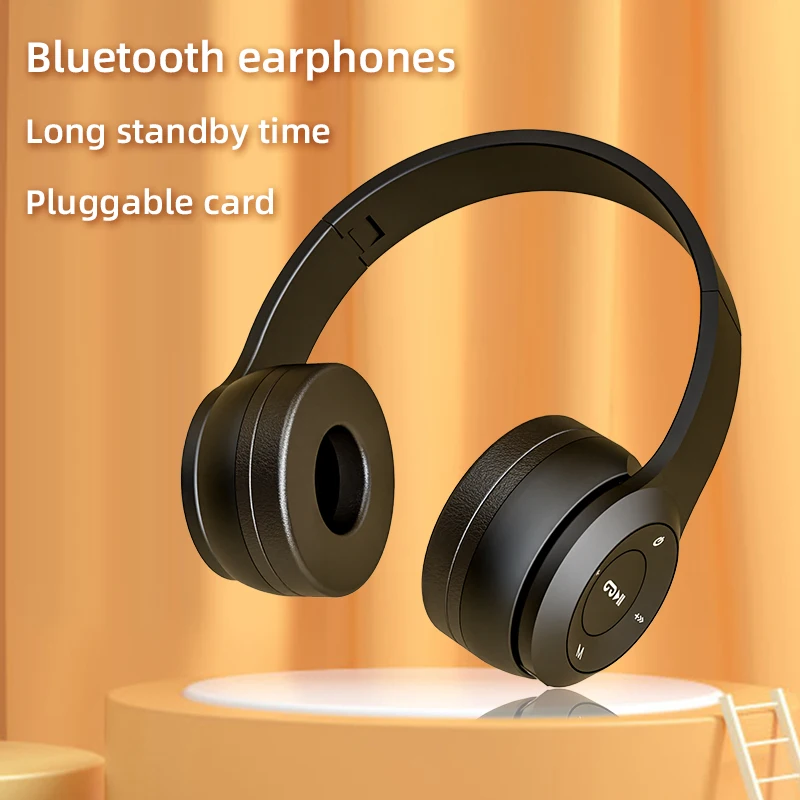 Cuffie Stereo P47 5.0 cuffie Bluetooth cuffie da gioco sportive Wireless pieghevoli serie P