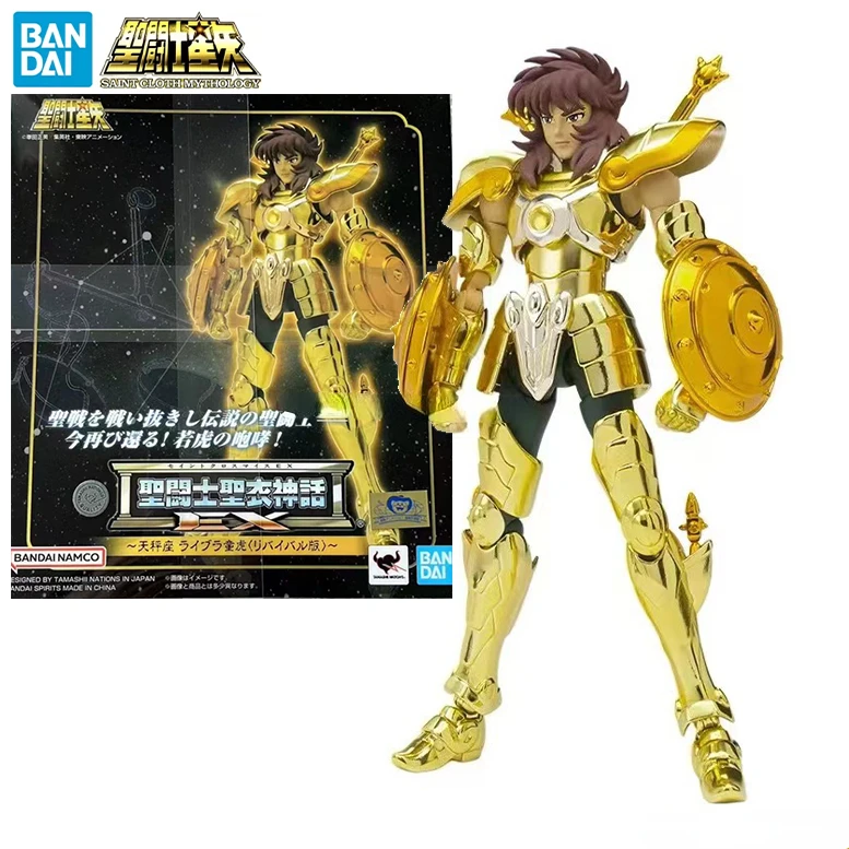 

In Stock BANDAI Saint Cloth Myth EX Golden Saint Libra Boy REVIVAL Ver. PVC Anime Action Collectible Figure Toy