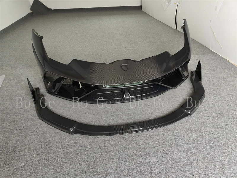 

Upgraded to P-style All Carbon Fiber Front Bumper for Lamborghini Huracan LP580 LP610 Body Kit for LP640 Carbon Fiber Front Lip