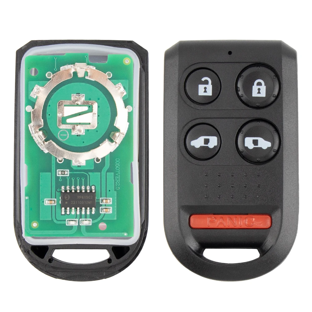 BEST KEY 5 6 Buttons 313.8MHz for Honda Odyssey 2005 2006 2007 2008 2009 2010 Remote Control Key Transmitter Fob OUCG8D-399H-A