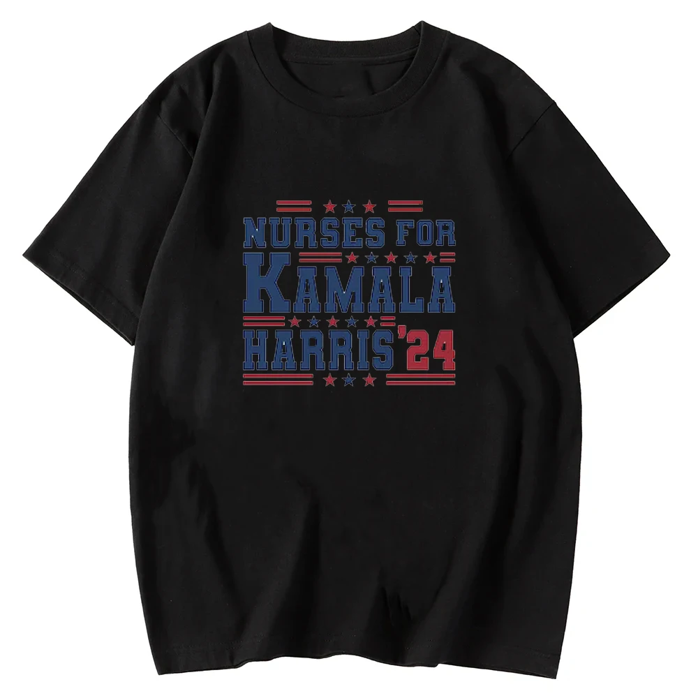 Nurses for Kamala Harris 2024 Shirt, Democrat Party Tee, Vote for Freedom Tee, Gift for Nurse Shirt Woman and Man Cotton Fashion