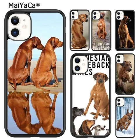 マイヤカ ローデシア・リッジバック犬柄 iPhoneケース iPhone 17 Air 16 15 Plus 11 12 13 14 Pro Max用