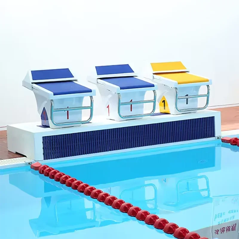 

wholesale swimming pools one-step swimming pool accessories Pool Starting Platform Standard piscina starting block diving board