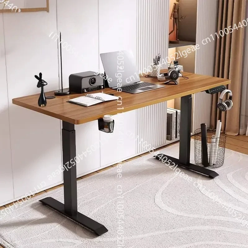 Heavy-duty dual-motor standing desk frame with a load-bearing capacity of 120 kg, stable electric sit-up office base