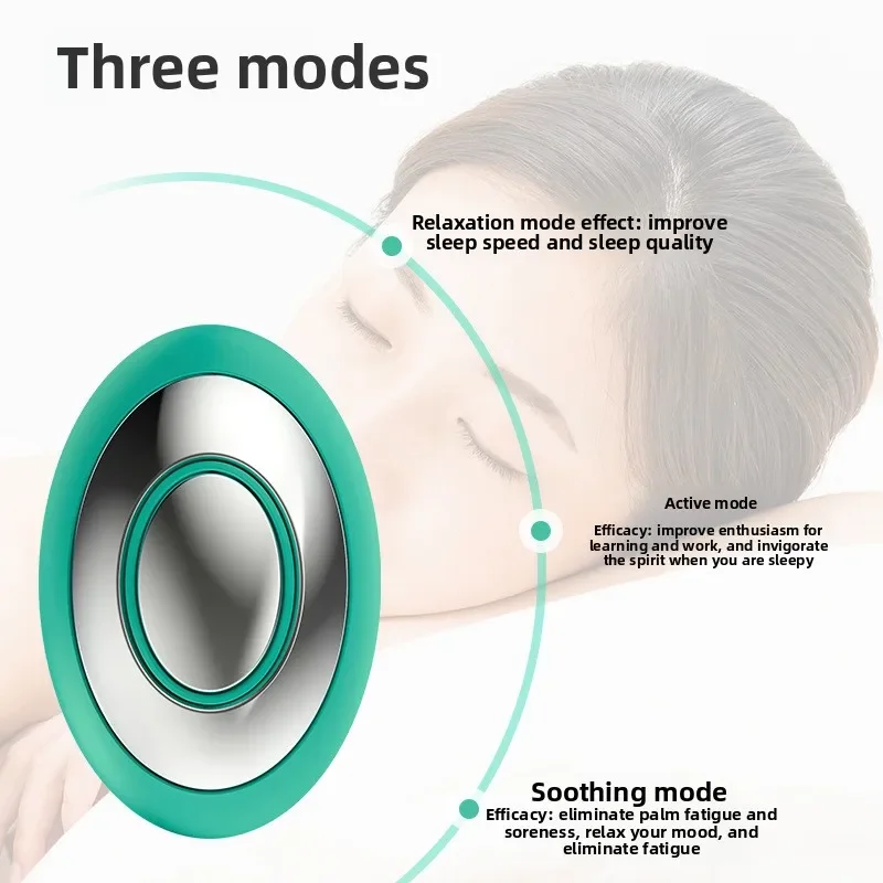 1 قطعة أداة النوم الذكية باليد للمساعدة في النوم تخفيف الأرق القلق مايكرو الحالي نبض تدليك قابلة للشحن نوع #5
