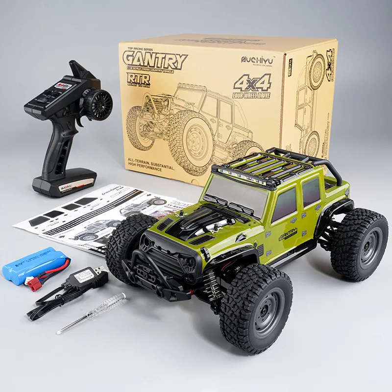 Hot Scy-16103 1:16 Borstelloze Afstandsbediening Off-Road Pick-Up Auto Traploze Snelheid Truck 4wd Rc Simulatie Model Kinderen Geschenken Speelgoed