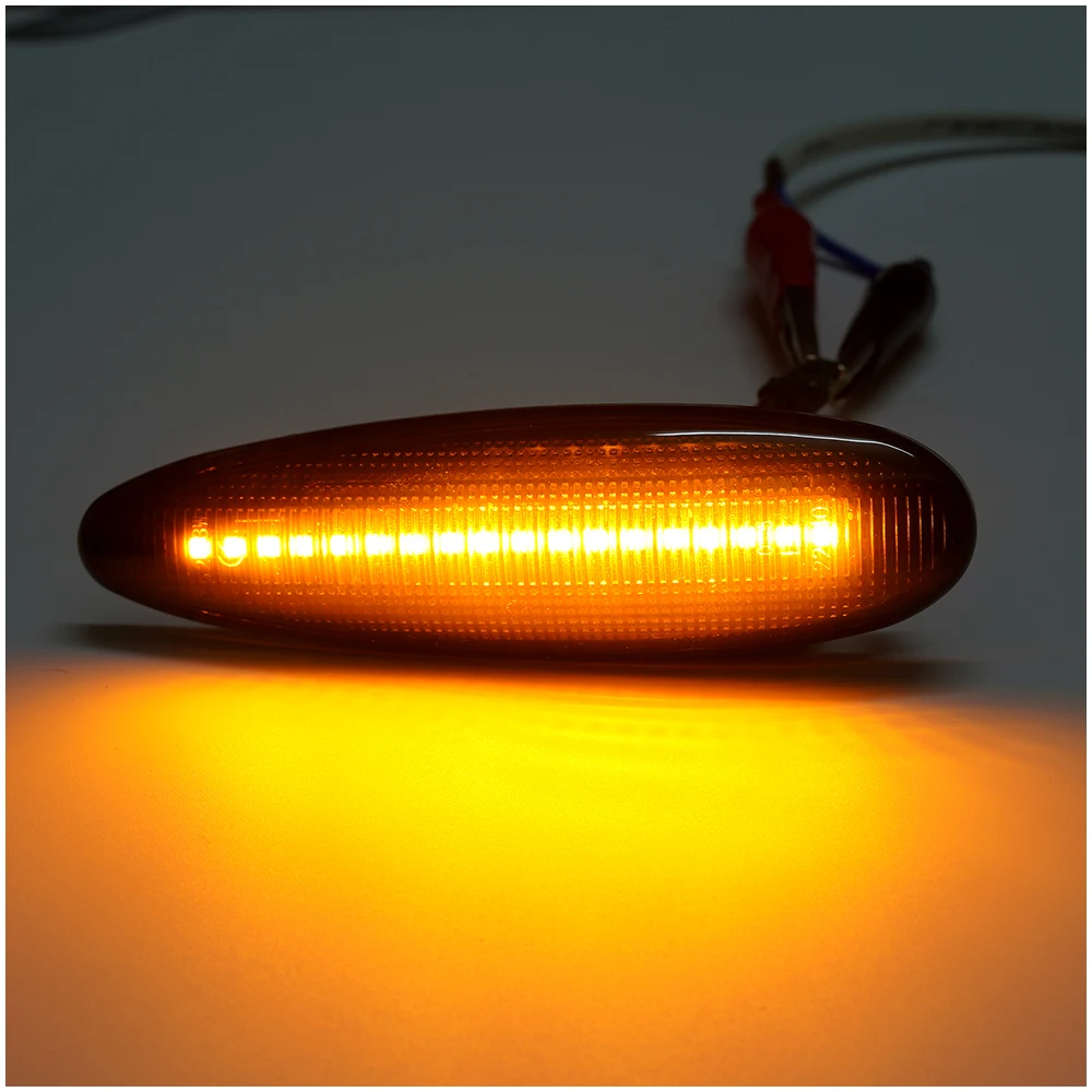 For Fiat Palio Albea Croma II Bravo Marea Siena Strada For Maserati 4200 Grandsport LED Dynamic Side Marker Turn Signal Lights view 4